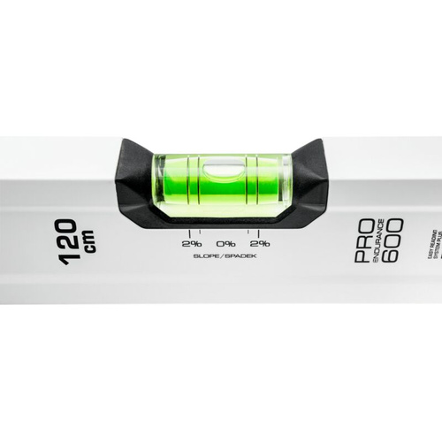 Poziomica PRO600 120 cm z libellą 2% PRO-AB120