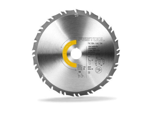 Tarcza do cięcia drewna Festool HW 160x1,6x20 FWWW35 578586