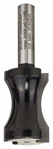 Frez profilowy, 8 mm, R1 18,3 mm, D 20,6 mm, L 32 mm, G 63,5 mm Bosch 2608628354