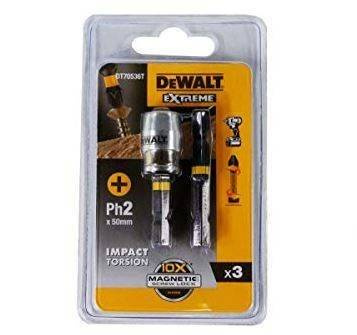 Końcówki udarowe Torsion PH2 2 szt. DeWalt DT70536T