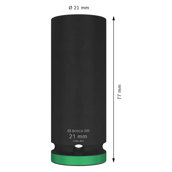 Nasadka udarowa 1/2" Bosch 2608003052 rozmiar 21 mm