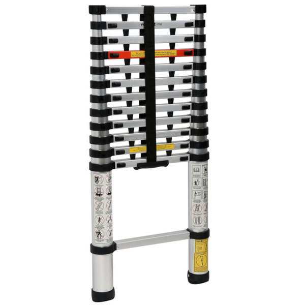 DRABINA ALUMINIOWA TELESKOPOWA 3,8M VOREL 17702