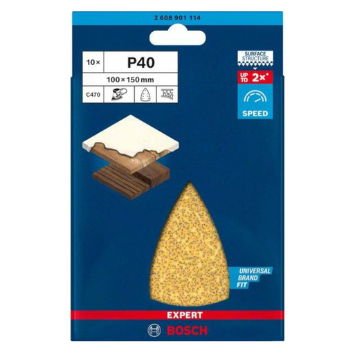 Papier ścierny Bosch EXPERT C470 100 x 150 mm, G 320, 10 szt.
