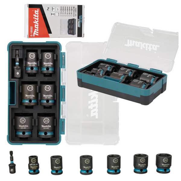 Zestaw nasadek udarowych Impact Black Makita E-16592