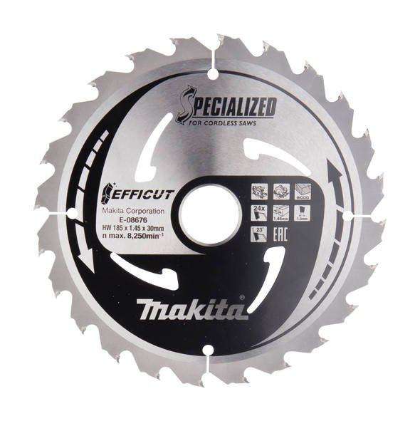 Tarcza tnąca 216 x 30 mm Efficut 80 zęby Makita E-08894