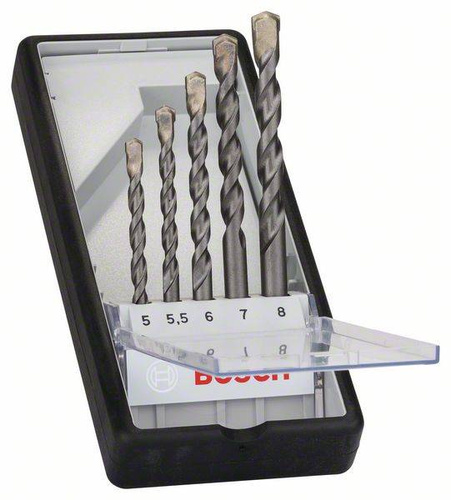 5-elem. zestaw wierteł do betonu CYL-3 Robust Line, 5–8 mm Bosch 2607010526