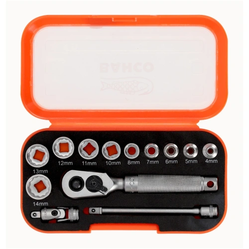 Zestaw kluczy nasadowych 1/4" Bahco S13MC10.5