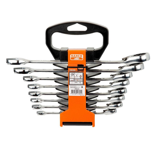 Klucze płasko oczkowe z grzechotką Bahco 1RM/SH8