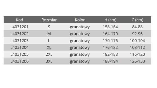 Koszulka polo LAHTI PRO-Domitech- rozmiar M, granatowa