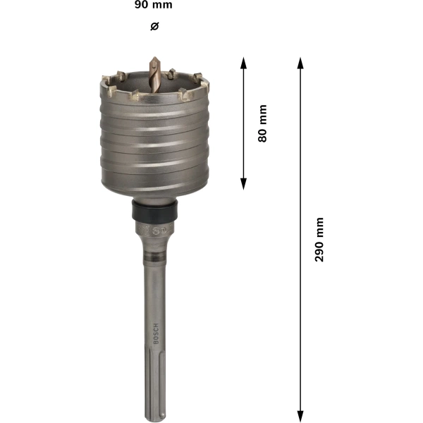 Koronka do betonu 90x80x16 Bosch SDS max-5 (F00Y145198)