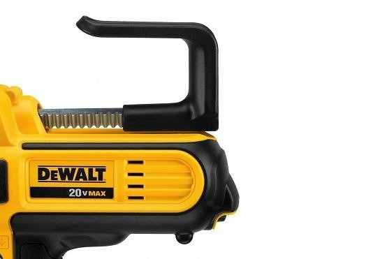 Pistolet do silikonu DeWalt DCE580D1 + akumulator + ładowarka + walizka