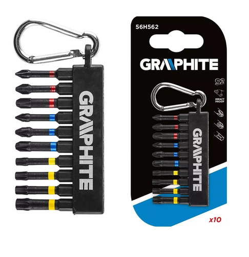 Zestaw bitów udarowych Graphite 56H562