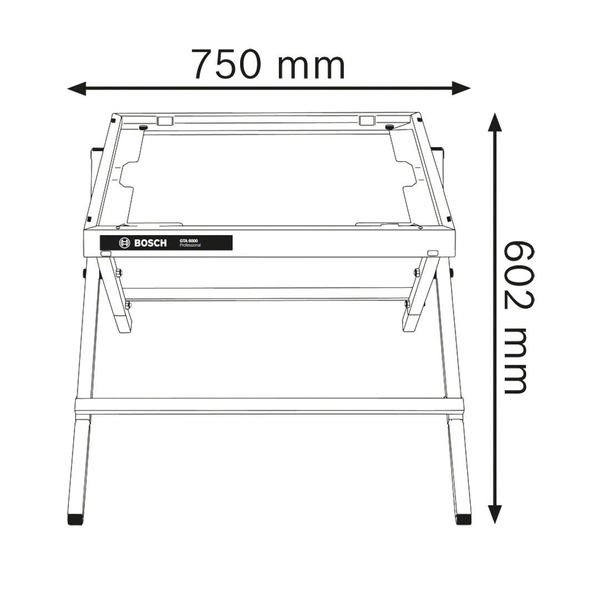 Stół Bosch GTA 6000 do pilarki stołowej Bosch GTS 10 XC