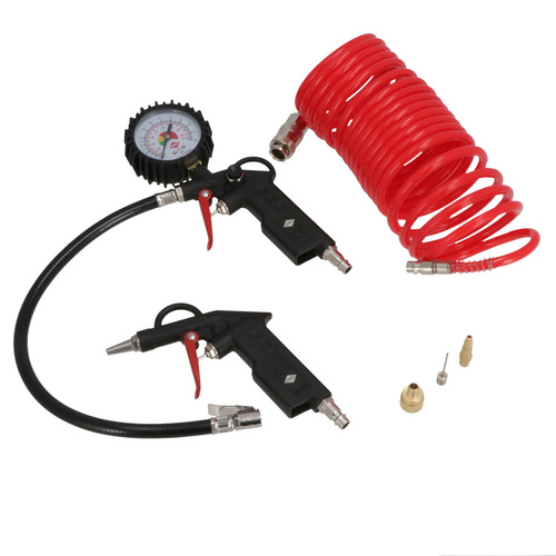 Kompresor dwutłokowy olejowy Aipress HL 425-50 z zestawem akcesoriów pneumatycznych