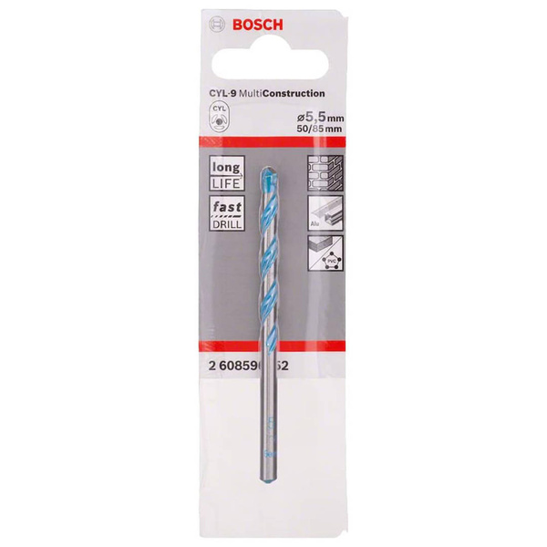 Bosch 2608596052 wiertło CYL-9 Multi Construction 5,5x50x85 mm
