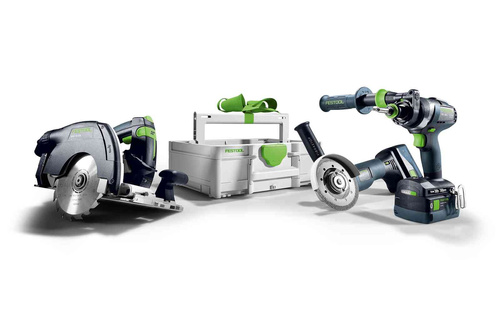 Akumulatorowy zestaw Combo - Cieśla HKC 55/TPC 18/AGC 18/TB 137 Festool 578025