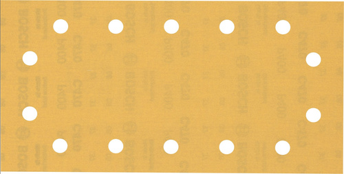EXPERT C470 Papier ścierny z 14 otworami do szlifierek oscylacyjnych 115 x 230 mm, G 400, 10 szt.