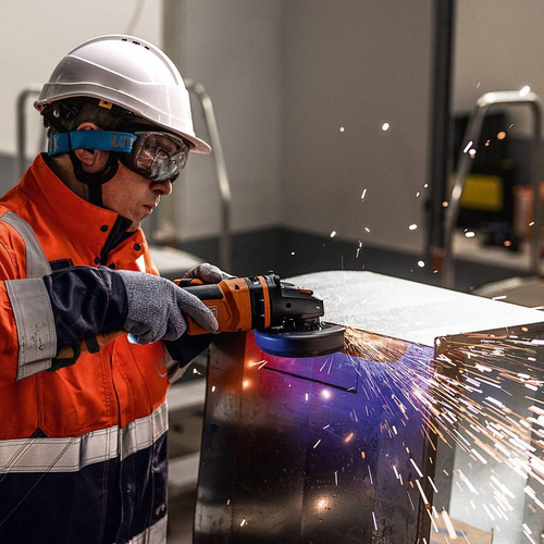 Szlifierka kątowa Fein CCG 18-125-10 PD-SEC AS (kompatybilna z akumulatorami Bosch Professional)