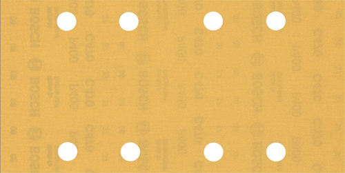 EXPERT C470 Papier ścierny z 8 otworami do szlifierek oscylacyjnych 93 x 186 mm, G 400, 50 szt.