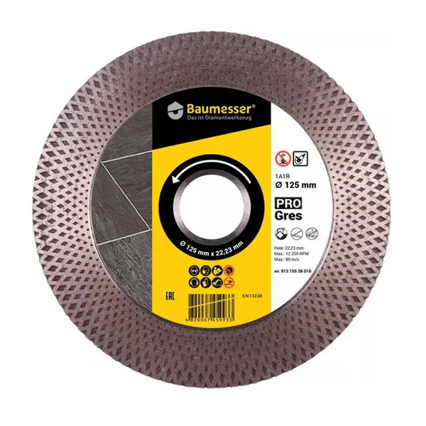 Tarcza diamentowa Baumesser 1A1R 125mm