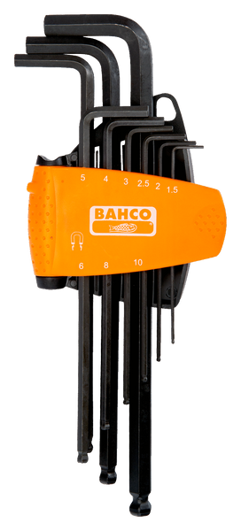 Zestaw długich kluczy imbusowych z kulką Bahco BE-9688 9szt. 