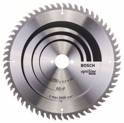 Tarcza pilarska Optiline Wood 250x30 Bosch 2608640665