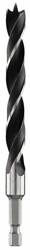 Wiertła spiralne do drewna HSS, z chwytem sześciokątnym 1/4"D = 10,0 mm; L = 120 mm Bosch 2609255159