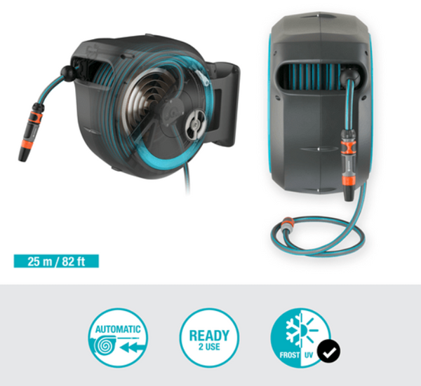 Bęben naścienny Gardena 18620-20 - RollUp M/L 25 m