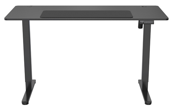 Biurko elektryczne 140x60 cm Zyonix FLUX Black Carbon