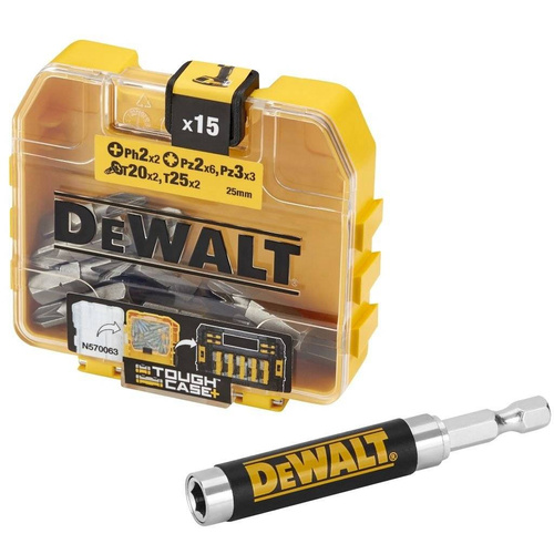 Zestaw bitów do wkrętarki DeWalt DT71511 + uchwyt magnetyczny