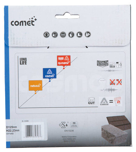 Tarcza diamentowa do cięcia płytek Comet 125 x 22,23 mm Makita B-12996