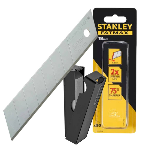 Zestaw 50 szt. ostrzy łamanych do noży Stanley Fatmax 3-11-718