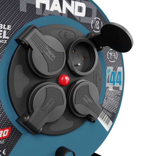 Przedłużacz bębnowy Hand Line KEL W-96300, 20M/3x1,5