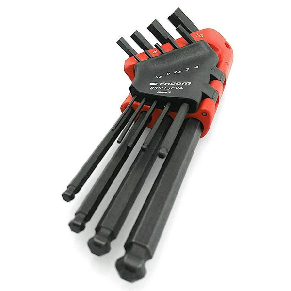 Zestaw kluczy imbusowych 1,5-10 mm Facom 83S.JP9AL