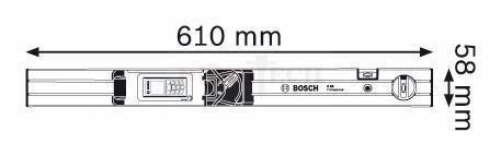 Bosch R 60 szyna pomiarowa