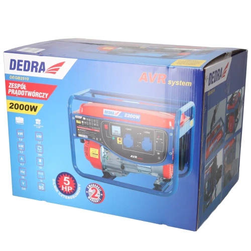 Agregat prądotwórczy Dedra DEGB2510