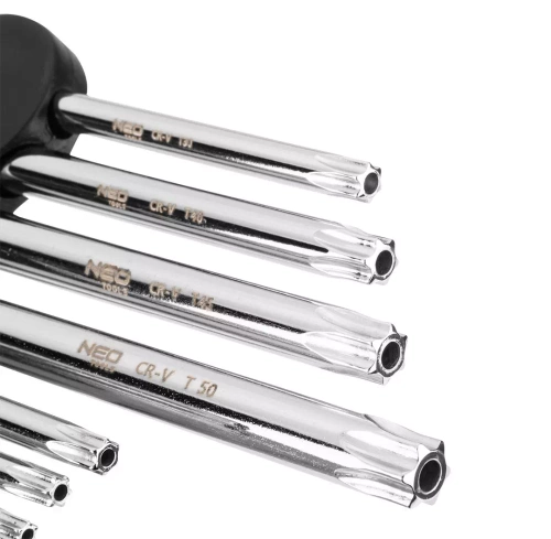 Zestaw 9 szt. kluczy Torx NEO Tools 09-526