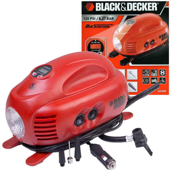 Kompresor samochodowy 12V/18V/230V Black Decker ASI200-XJ