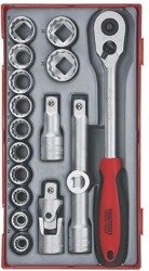 Zestaw narzędzi nasadowych z chwytem 1/2” Tengtools TT1218-6