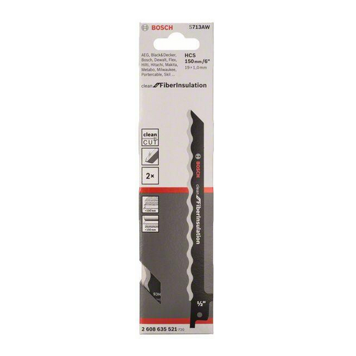 Brzeszczoty do piły szablastej S 713 AW Bosch 2608635521 