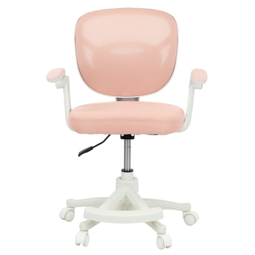 Fotel obrotowy Belivio ELMO różowy