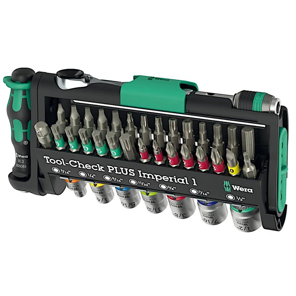 Zestaw bitów i nasadek z grzechotką Wera Tool Check Plus Imperial 1 05049060001 