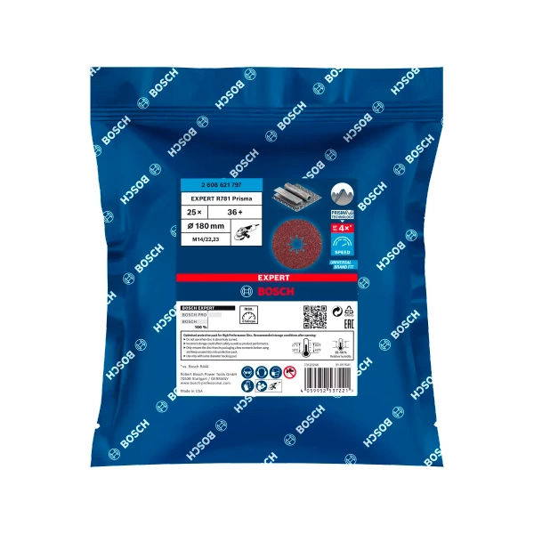 Tarcza do szlifowania metalu 180x22,23 mm Bosch 2608621797 (25 szt.)