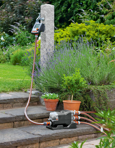 Zestaw sterownika nawadniania i dzielnika wody