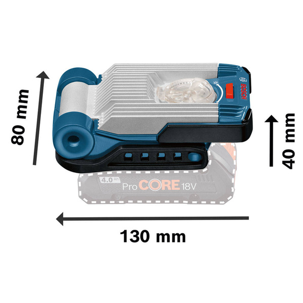 Lampa budowlana Bosch GLI VariLED