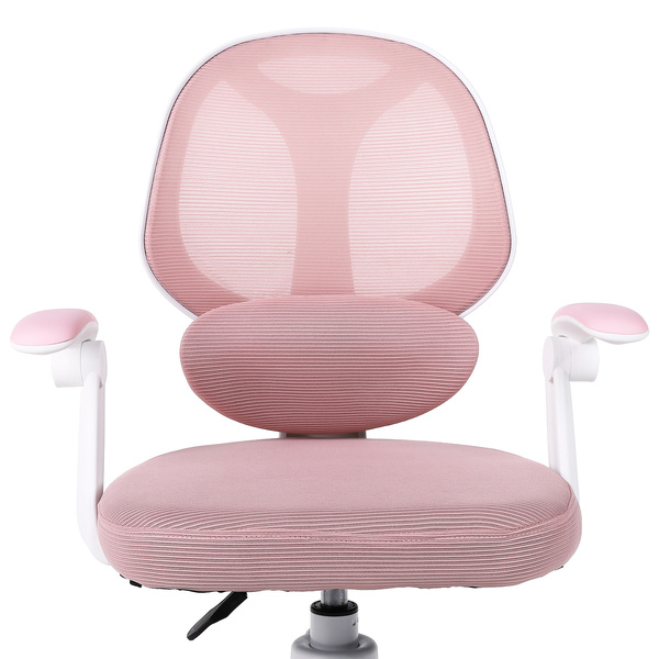 Fotel obrotowy Belivio VIVO różowy WER89084-outlet