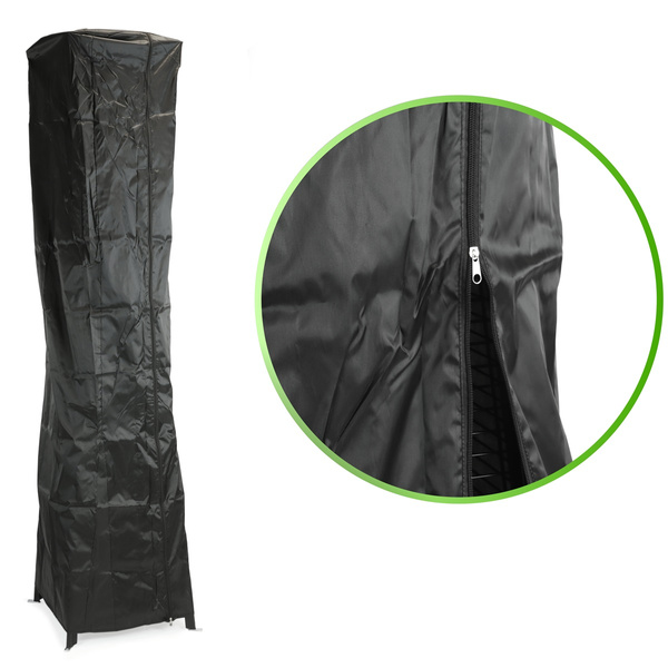 Parasol grzewczy Belivio AGNI czarny