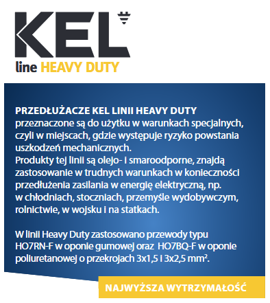 Przedłużacz bębnowy Kel Heavy Duty W-99266, 30M/3X2,5