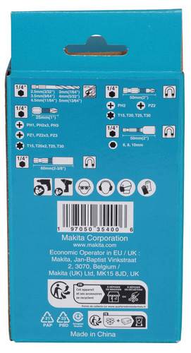 Zestaw końcówek wkrętakowych Makita E-22850