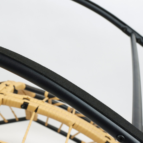 Fotel bujany Belivio NUVIO Dark Grey